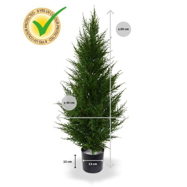 Conifeer kunstplant Deluxe 85 cm UV 6