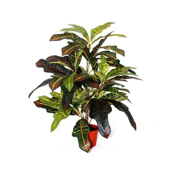 Croton Windowplant 50cm Deze zijden Croton Windowplant