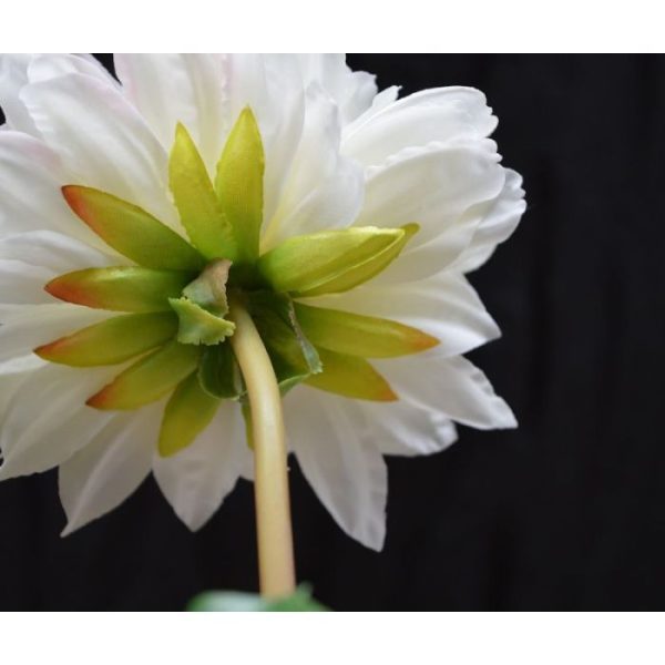 Dahlia kunsttak 50 cm creme 2