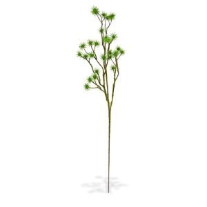 Deze kunst Disteltak 80 cm (Carduus) is een veel gebruikte decoratie in veldboeketten. Deze kunsttak heeft stekels aan de bladeren en heel fijne haartjes aan de stelen. Een mooie tak met een natuurgetrouwe uitstraling. De Disteltak is 82 cm lang en heeft een breedte tussen de 10 en 20 cm. Hij wordt als losse tak geleverd en dus makkelijk te verwerken. Van 12 stuks profiteert u van de kortingsprijs.