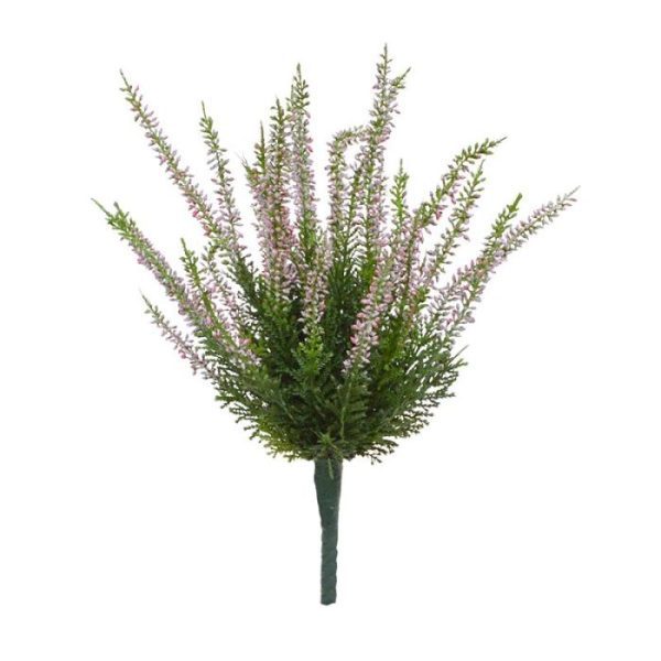 Erica Kunstheide boeket 30 cm roze Dit prachtige kunst heide boeket (Erica) is met zijn sprieterige takjes de perfecte basis voor een decoratief tafel- of vensterbank arrangement. Als enkel plantje in een sierpot of met meerdere in een schaal