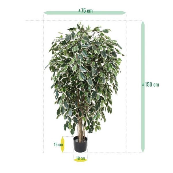 Ficus-kunstboom-Exotica-Deluxe-150-cm-bont-7 Ficus kunstboom Exotica Deluxe 150 cm bont 7