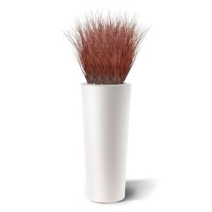 Dit rode kunst Grasboeket 40 cm is perfect te gebruiken om plantenbakken mee op te steken. Door zijn opbouw staat het kunstgras bijzonder goed op hoge potten