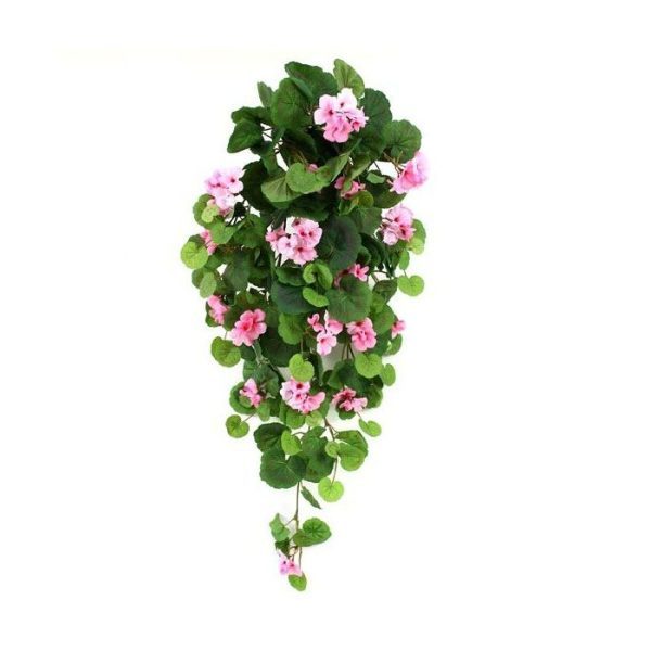 Hanggeranium roze kunstplant 90cm 3