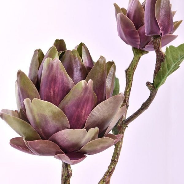 Kunst Artisjok deluxe 70 cm burgundy 1