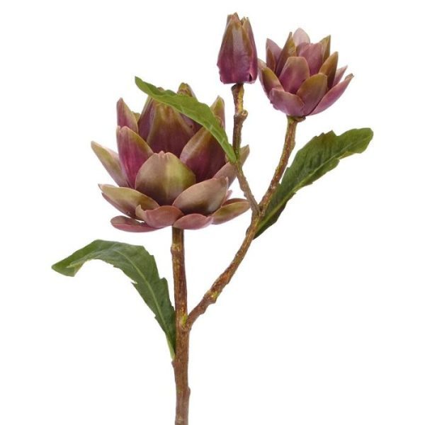 Kunst Artisjok deluxe 70 cm burgundy 4