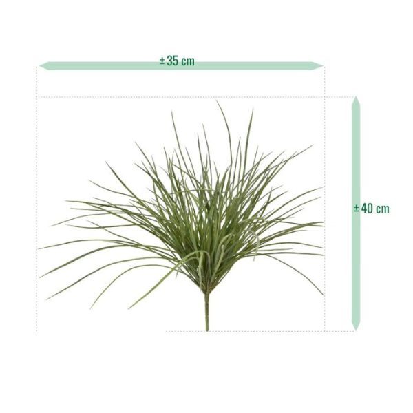 maar een perfecte afwerking die tot in de kleinste details is nagemaakt. Zo is het heerlijk levensecht genieten van springerige sprietjes die variëren in lengte