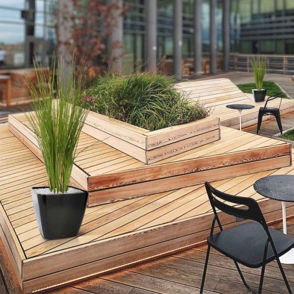 Kunst Grasplant 80 cm UV in pot 7