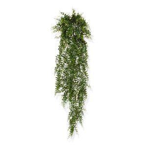 Wat dacht u van deze prachtig nagemaakte Kunst Hangvaren 90 cm? Dé perfecte aanwinst voor uw eigen urban jungle thuis