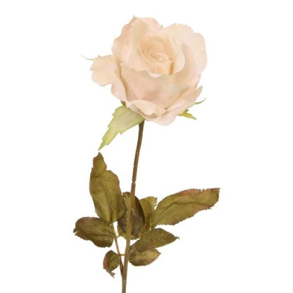 Kunst steelbloemen Kunst Rozentak Alice 60 cm creme 2