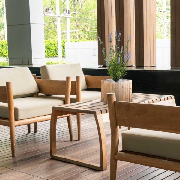 Lavendel Kunstplant 50 cm blauw UV in pot 8