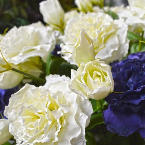 Lisianthus kunst steelbloem 80 creme 2