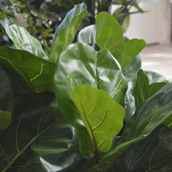 Lyrata Deluxe kunstplant 80 cm op stam 3