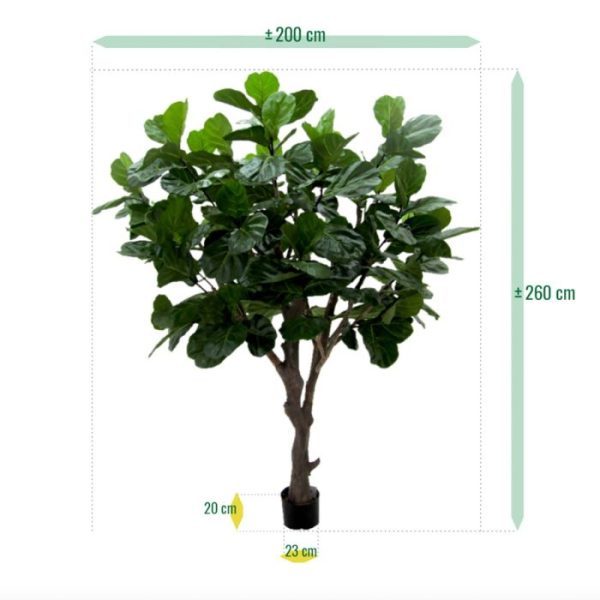 Lyrata Giant Deluxe kunstboom 260 cm in pot 5