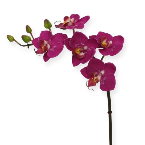 Mini Phalaenopsis kunstplant 50 cm paars 5