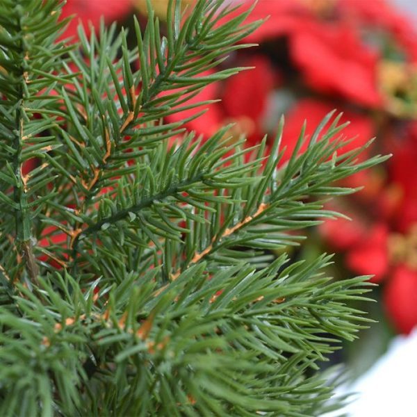 Mini kunstkerstboom 28 cm in pot 4