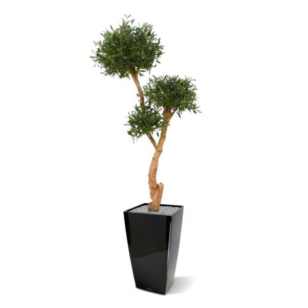 Groene kunstbomen Olijf Bonsai Deluxe x3 160 cm 2