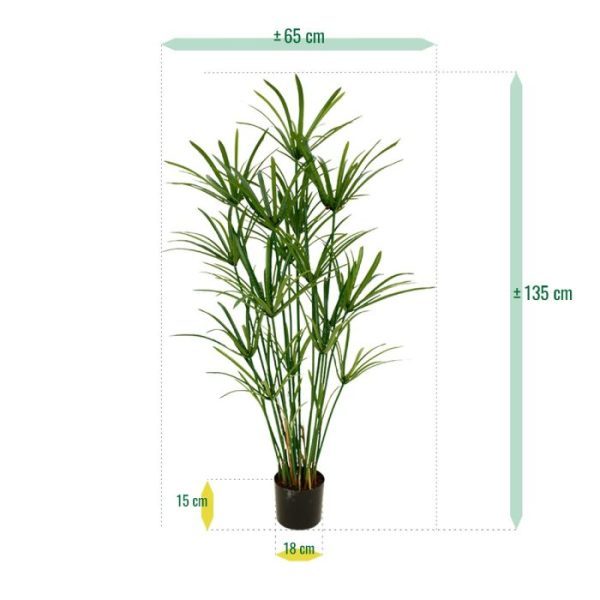 Papyrus-Deluxe-135-cm-kunstplant-7 Papyrus Deluxe 135 cm kunstplant 7