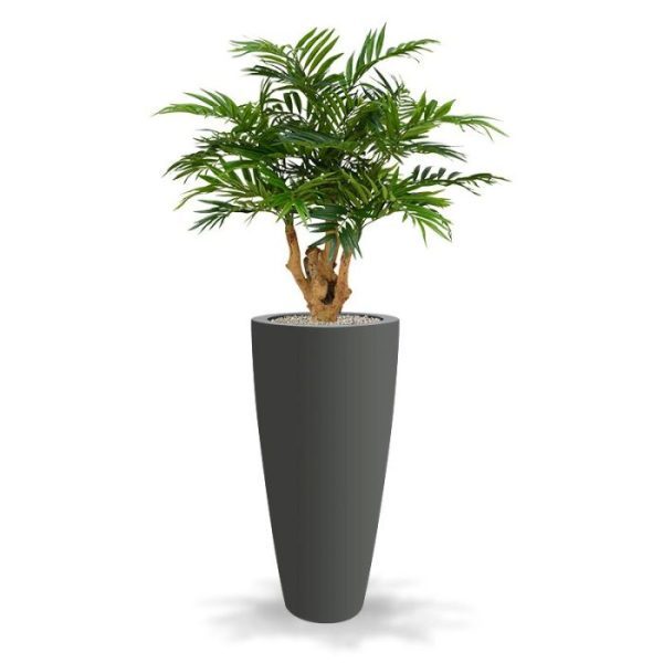Groene kunstplanten de breedte bedraagt circa 80 cm. Zowel in hoge als lage potten is deze Parlour Palm een ware blikvanger!