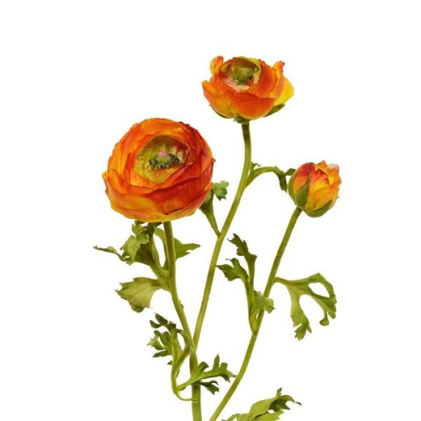 Ranonkel kunsttak deluxe 70 cm oranje 7