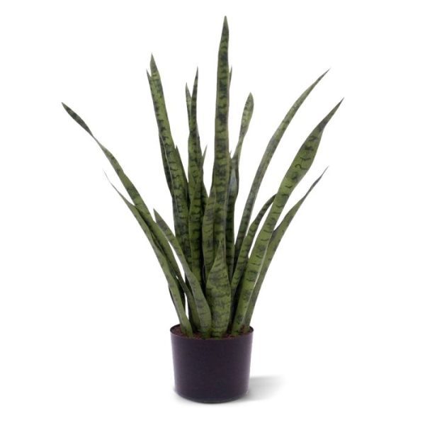 Sansevieria XL 100 cm kunstplant groen 10