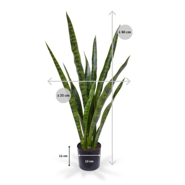 Sansevieria kunstplant 78 cm 3