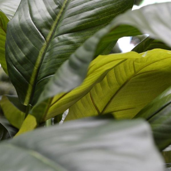Spathiphyllum-King-kunstplant-boeket-80-cm-groen-3 Spathiphyllum King kunstplant boeket 80 cm groen 3