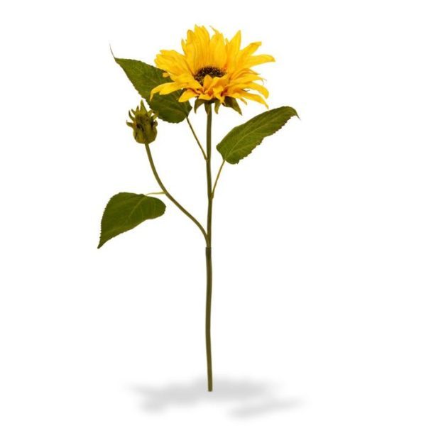 Deze bijzonder fraaie Zonnebloem Kunsttak Deluxe 50 cm behoeft verder geen uitleg. Door zijn vele