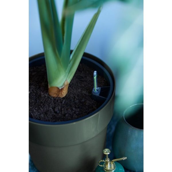 Kunststof plantenbakken b.for original round 16 leaf green 2