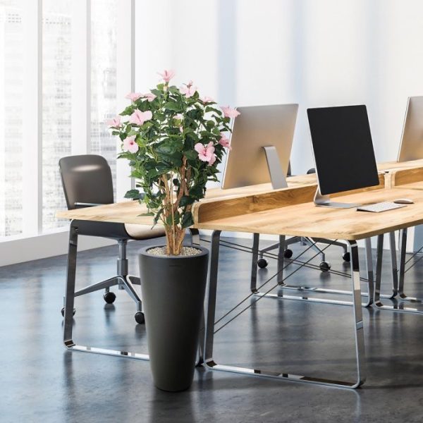 Hibiscus Deluxe 100 cm roze 6